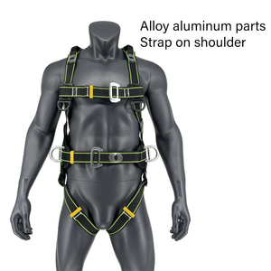 Dây đai an toàn toàn thân cho công việc trên cao với móc D phía sau có thể điều chỉnh, thiết bị chống ngã, làm từ 100% polyester Midland X05 - Product Image 1