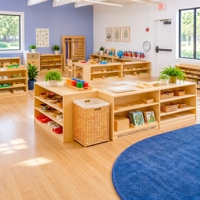 Ensemble d'armoires de rangement en bois professionnelles pour maternelle, organisateur de jouets pour garderie, mobilier scolaire pour enfants, bibliothèque de chambre à coucher avec casiers