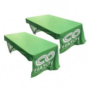 Nappe en Spandex à Rayures Vertes, Bleues, Rouges et Noires - Product Image 6