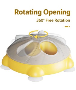 Juguete Dispensador de Golosinas para Gatos con Apertura Giratoria de 360 Grados, Rotación Libre, Comedero Lento Interactivo para Juego Autónomo - Product Image 1