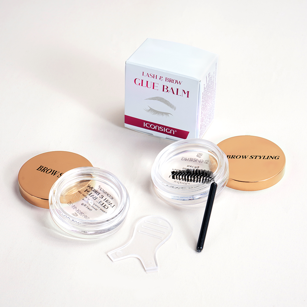 Gel coiffant pour les sourcils-couvercle doré