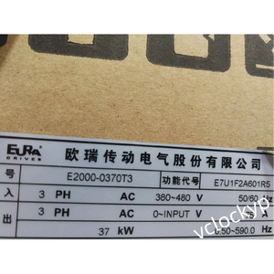อินเวอร์เตอร์ EURA รุ่น E2000-0370T3 F2Y 380V/37KW มือสอง 1 ชิ้น - Product Image 4