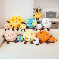 Meilleures ventes : Poupées en peluche de la série Planètes Mignonnes, Pendentifs amusants en forme de Terre, Breloques de sac et Porte-clés en peluche