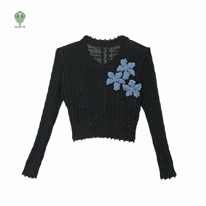 Maglione da donna in poliestere lavorato a <span class=keywords><strong>maglia</strong></span>, - Product Image 1