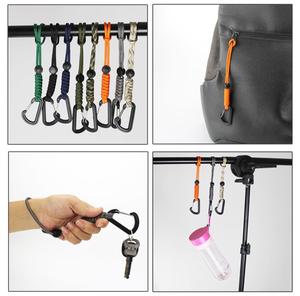 Crochet tactique extérieur pour sac à dos Crochet tactique Escalade Camping Crochet porte-clés d'urgence - Product Image 2