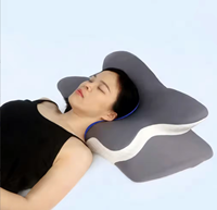 Oreiller cervical ergonomique en mousse à mémoire de forme, soutien pour le cou et les épaules, oreiller orthopédique profilé pour soulager la douleur et améliorer le sommeil