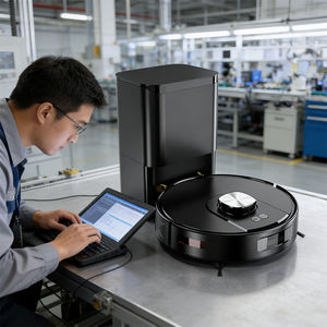 Aspiradora Robótica OEM V2L-SJ con Autovaciado, 3500Pa, Navegador Láser, Mapeo Inteligente, 90 Minutos de Autonomía, Alexa, para Alfombras, Pelo de Mascotas, Hoteles - Product Image 1