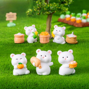 En gros Micro Paysage Créatif Mignon Récolte Ours Poupée Mousse Légumes Jardinage DIY Ornement - Product Image 1