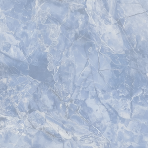 Orientbell vitrificado (GVT) 600X1200 DR Super Gloss Blue Marble Stone LT Acabado brillante Azulejos grandes Azulejos de porcelana para piso de pared grande - Product Image 1