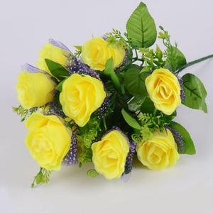 11 Người Đứng Đầu Giá Rẻ Bán Buôn Wedding Rose Nhân Tạo Hoa - Product Image 2