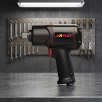 Clé à chocs pneumatique légère APLUS GWI-A1035B, 3/4 pouce, composite, 8500 tr/min, couple de 750 ft-lb, certifiée CE, garantie OEM 1 an