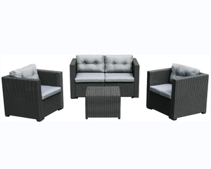 Muebles de exterior PP Rattan-Look Juego de sofá de exterior Juego de sofá de conversación - Product Image 5