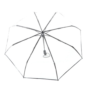 Promotional Business Gifts Modern Straight Travel Umbrella Windproof 46 54 Inch Black Fiberglass <b>Frame</b> Ergonomic Handle - Product Image 5
