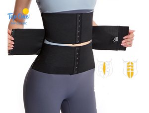 Top One personalizado de talla grande sudor ajustable elástico poliéster mujeres adelgazamiento cintura entrenador Shaper Wrap - Product Image 2