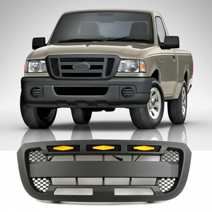 ApexRide Vente en gros 2004 2005 2006 2007 2008 2009 2010 2011 Accessoires pour pick-up Raptor Grille avant automobile pour <span class=keywords><strong>FORD</strong></span> <span class=keywords><strong>Ranger</strong></span> - Product Image 1