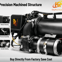 Calentador de Agua Diésel OkyRie WH-15B de 15KW con Carcasa Personalizable, Equipo de Calefacción para Vehículos, Compatibilidad OEM B2B