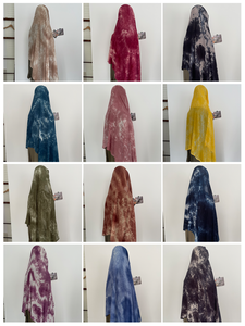 Premium Color Blocking Long Multifunción Modal Hijab Bufanda Chal Multicolor Impresión de logotipo personalizado para musulmanes - Product Image 4