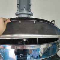 Petite ligne de production automatique de savon, machine à fabriquer des mini-savons avec agitateur, mélangeur de savon liquide, de shampoing et de détergent
