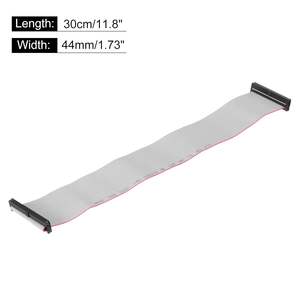 Cable plano Meccanixity de 44 pines, paso de 2,0 mm, conector Fc a Fc, cable de puente gris de 30 cm para pantalla LED de ordenador - Product Image 4