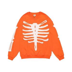 Yingling personalizado de alta calidad en relieve 3D Vintage Heavyweight Pullover French Terry Premium sudadera - Product Image 5