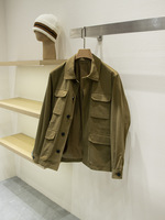 Veste Safari de Luxe pour Homme, Manteau de Champs Classique à 4 Poches, Vêtement d'Extérieur Décontracté Structuré à Col Montant Moderne et Élégant
