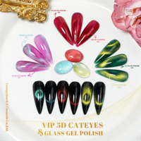 ICE NOVA VIP 5D Cat Eye Gel Polish Professionnel OEM 9D Cat Eye Nail Gel Polish Beauté Gel UV Magnétique 5D Cat Eye Gel