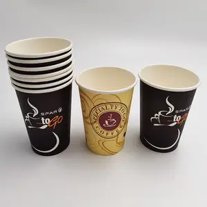 Kingwin Milieuvriendelijk Afhalen Enkele Muur Koffie 12Oz Papieren Beker Te Koop