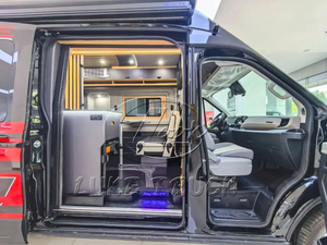 รถบ้านหรู FORDD พรีเมียม แกลมปิ้งคาราวาน สำหรับการพักผ่อนหย่อนใจ พื้นที่กว้างขวาง เหมาะสำหรับการเดินทางแบบครอบครัว ใช้ในรีสอร์ท - Product Image 5