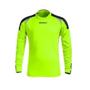 Homens Adultos Futebol Jersey 100% Poliéster Quick Dry Goalkeeper Shirt