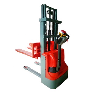 Carretilla elevadora eléctrica alta calidad 1000kg 1 tonelada 2200BL plataforma carretilla elevadora apilador eléctrico completo - Product Image 1