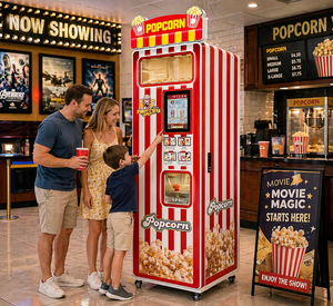 Máquina Expendedora de Palomitas Inteligente con Plataforma de Gestión en la Nube, Dispensador Automático de Snacks de Autoservicio, 220V, Alta Eficiencia - Product Image 1
