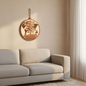Adorno Personalizado de Destino de Viaje, Diseño de Aventura Personalizado, Regalo de Viaje Navideño para Parejas - Product Image 3