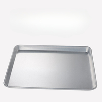 Plaque de cuisson rectangulaire en aluminium de qualité professionnelle pour pizza, pain, gâteau, rôtissage dans un four commercial haute capacité