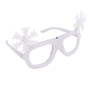 Occhiali Natalizi a LED Lampeggianti con Cornice a Fiocco <span class=keywords><strong>di</strong></span> Neve, Rossi, per Feste Notturne <span class=keywords><strong>di</strong></span> <span class=keywords><strong>Natale</strong></span> - Product Image 2