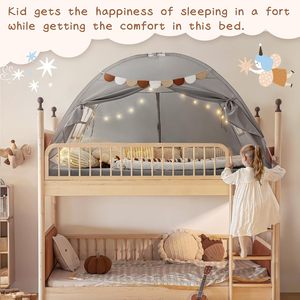 Baldacchino letto <span class=keywords><strong>per</strong></span> <span class=keywords><strong>bambini</strong></span> tende Privacy spazio oscurante tende <span class=keywords><strong>per</strong></span> dormire interno traspirante portatile Cottage camera piena di spifferi <span class=keywords><strong>per</strong></span> <span class=keywords><strong>bambini</strong></span> - Product Image 2