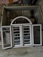 Ventana Redonda/Circular Moderna de PVC/UPVC con Apertura Horizontal Personalizada Weibo, Resistente al Viento, para Aplicaciones en Villas