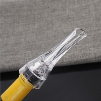 Carafe à vin en silicone, Transparent et noir, aérateur, verseur de Bar, hôtel, Restaurant, maison, aérateur de bouteille de vin rouge