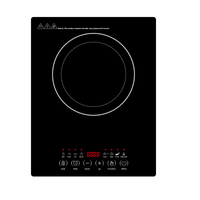 Cocina Eléctrica Digital de un Solo Quemador con Indicador LED, Placa de Inducción Eléctrica/Inductiva