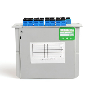 Tất cả các màu xanh 1x16 Cassette loại chèn thẻ <span class=keywords><strong>PLC</strong></span> <span class=keywords><strong>Adapter</strong></span> với SC UPC nối cho FTTH Mạng sợi quang thiết bị - Product Image 5