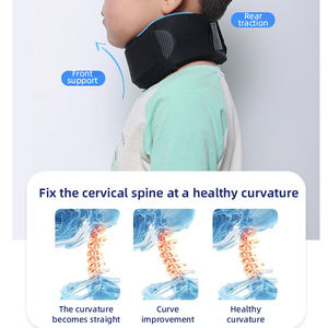 Penyangga Leher Korektor Postur Anak Lembut, Mencegah Bungkuk, Dapat Disesuaikan, untuk Membaca dan Melakukan Pekerjaan Rumah, Meredakan Nyeri Leher - Product Image 4