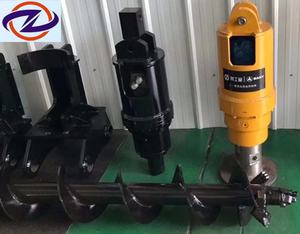 Auger khoan đất đất đá Máy khoan máy xúc tập tin đính kèm cho 2 -- 4 tấn máy xúc OEM nhà máy đáng tin cậy Bền CE - Product Image 1