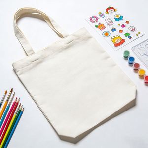 Eco Friendly Reusable 100% Cotton 6oz/8oz/12oz DIY Canvas Silk-screen Printed Shopping Tote <b>Bag</b> with Custom Logo - Product Image 2