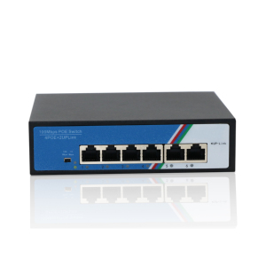 T-lá chắn 4-Port 100Mbps PoE không được quản lý thiết bị chuyển mạch tốc độ cao uplink Cat 5 Cáp 52dc điện đầu vào hệ thống màn hình cho IP Camera RJ45 - Product Image 6