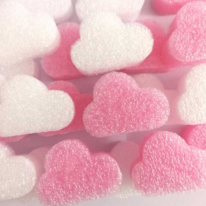 Shipping box filling biodegradable Cloud/Star/Heart box filler styrofoam box fillers for gift boxes eco friendly