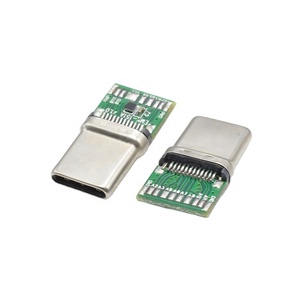 Conector macho <span class=keywords><strong>USB</strong></span> tipo C con placa de soldadura Producto de conectores de alta calidad - Product Image 1