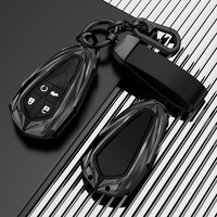 Étui de clé de voiture anti-chute en alliage de zinc pour Changan CS35PLUS/CS55 PLUS/CS75 PLUS/Oshan X7/X5