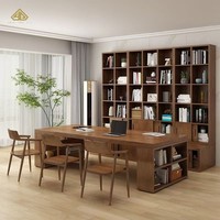 Meuble de bibliothèque moderne en bois pour la maison, bibliothèque murale de luxe, étagère de bureau, fabrication chinoise