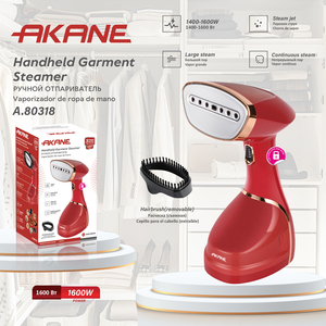 AKANE Vaporizzatore Portatile per Vestiti 1600W, Vapore Continuo, Grande Getto di Vapore, Stiratore Portatile A.80318 - Product Image 2