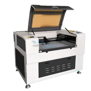 Máquina de grabado de corte láser de 100W Cortador de grabado láser Co2 6090 con sistema de control Ruida para cristal de cuero