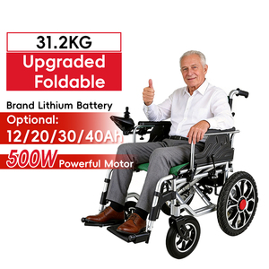 Vente flash - Nouveau <span class=keywords><strong>fauteuil</strong></span> roulant électrique pliable, portable, tout-terrain, avec batterie au lithium 20Ah - Product Image 1
